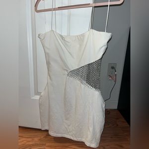 Revolve Superdown white dress size medium